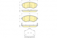 Комплект тормозных колодок GIRLING 6133659