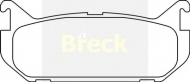Комплект тормозных колодок BRECK 21766 00