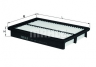 Фильтр MAHLE ORIGINAL LX 2887
