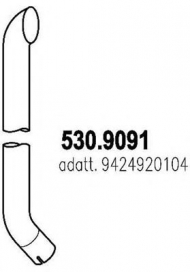Трубка ASSO 530.9091