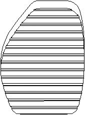 Педальные накладки TOPRAN 721 933