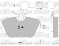 Комплект тормозных колодок CIFAM 822-042-0K