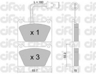 Комплект тормозных колодок CIFAM 822-052-0