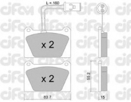 Комплект тормозных колодок CIFAM 822-052-1