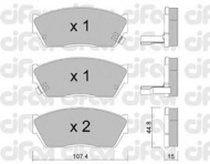 Комплект тормозных колодок CIFAM 822-054-2