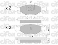 Комплект тормозных колодок CIFAM 822-057-2
