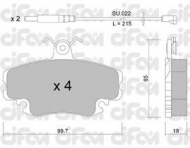 Комплект тормозных колодок CIFAM 822-120-0K