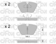 Комплект тормозных колодок CIFAM 822-122-2