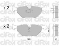 Комплект тормозных колодок CIFAM 822-125-0