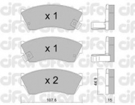 Комплект тормозных колодок CIFAM 822-168-0