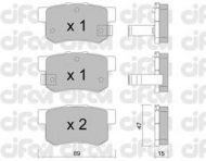 Комплект тормозных колодок CIFAM 822-173-0