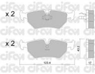 Комплект тормозных колодок CIFAM 822-178-0