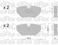 Комплект тормозных колодок CIFAM 822-180-0