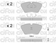 Комплект тормозных колодок CIFAM 822-205-0