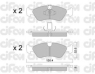 Комплект тормозных колодок CIFAM 822-208-0