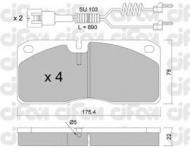 Комплект тормозных колодок CIFAM 822-269-3K