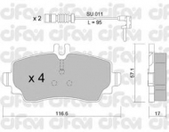 Комплект тормозных колодок CIFAM 822-310-0K