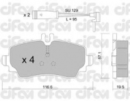 Комплект тормозных колодок CIFAM 822-310-1K