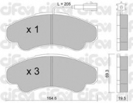 Комплект тормозных колодок CIFAM 822-326-0