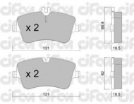 Комплект тормозных колодок CIFAM 822-342-0