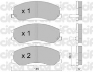 Комплект тормозных колодок CIFAM 822-364-0