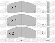 Комплект тормозных колодок CIFAM 822-374-0