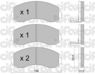 Комплект тормозных колодок CIFAM 822-377-0