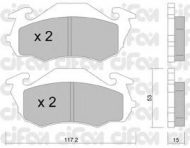 Комплект тормозных колодок CIFAM 822-412-0
