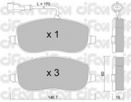 Комплект тормозных колодок CIFAM 822-530-1