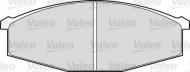 Комплект тормозных колодок VALEO 540411