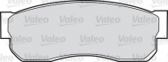Комплект тормозных колодок VALEO 551036
