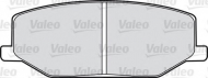 Комплект тормозных колодок VALEO 551707