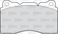 Комплект тормозных колодок VALEO 598468