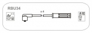 Комплект электропроводки JANMOR RBU34