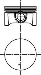 Поршень KOLBENSCHMIDT 40388600