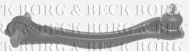 Рычаг BORG & BECK BCA5802