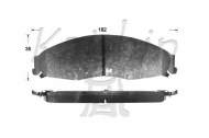 Комплект тормозных колодок KAISHIN D10136