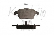 Комплект тормозных колодок KAISHIN D10159
