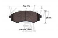 Комплект тормозных колодок KAISHIN D11220
