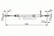 Трос BOSCH 1 987 477 219