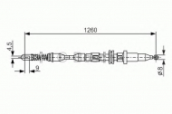 Трос BOSCH 1 987 477 308