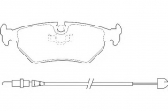 Комплект тормозных колодок WAGNER WBP21275A