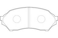 Комплект тормозных колодок WAGNER WBP23490A