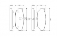 Комплект тормозных колодок BOSCH 0 986 424 251