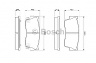 Комплект тормозных колодок BOSCH 0 986 461 750