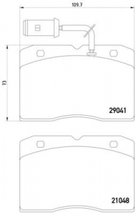 Комплект тормозных колодок HELLA PAGID 8DB 355 005-481