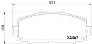 Комплект тормозных колодок HELLA PAGID 8DB 355 012-361