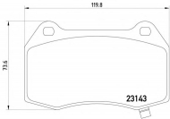 Комплект тормозных колодок HELLA PAGID 8DB 355 014-461