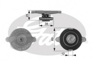 Запор GATES RC132