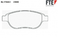Комплект тормозных колодок FTE BL1794A3